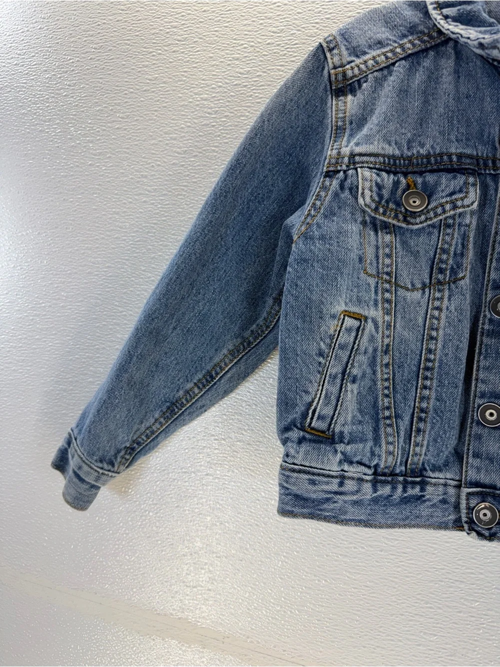 Children’s Place Girls Denim Jacket Size‎ 4 Blue Classic Trucker